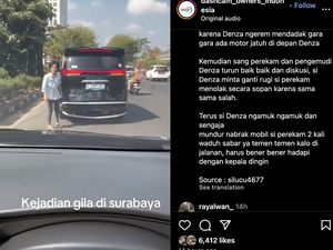 Viral Pengguna Denza Sengaja Mundur Tabrakkan Mobil di Belakang Viral Pengguna Denza Sengaja Mundur Tabrakkan Mobil di Belakang
