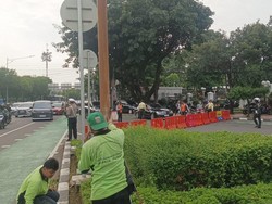 Ada Gladi Upacara HUT Ke-80 RI di Istana, Lalin Jalan Veteran III Ditutup