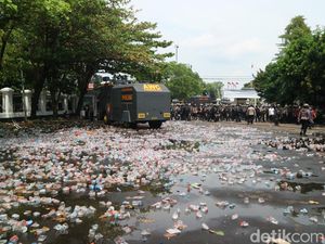 Polisi Pulangkan 22 Orang yang Sempat Diamankan Saat Demo Pati Ricuh