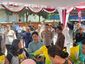 Kapolda Luncurkan Gerakan Pangan Murah di Kanwil Perum Bulog Bali