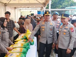 Gelar Gerakan Pangan Murah, Polda Banten Distribusikan 30 Ton Beras