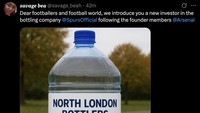 Tottenham menyusul Arsenal sebagai tim bottle job paling terkenal saat ini. Menariknya, keduanya sama-sama berasal dari London Utara. (Foto: Twitter)