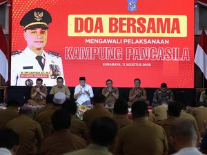Surabaya Luncurkan 1.360 Kampung Pancasila, Perkuat Gotong Royong Warga Surabaya Luncurkan 1.360 Kampung Pancasila, Perkuat Gotong Royong Warga