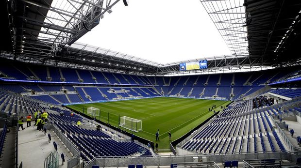 Stadion Hill Dickinson, Stadion Baru Everton Soccer Football - Friendly - Everton v AS Roma - Hill Dickinson Stadium, Liverpool, Britain - August 9, 2025 General view inside the stadium before the match Action Images via Reuters/Jason Cairnduff