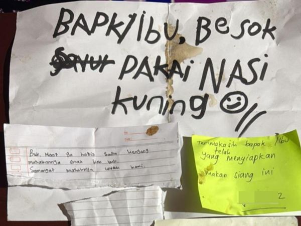 Surat Cinta Siswa dalam Ompreng MBG Lucu-lucu, Ada yang Minta Nasi Kuning