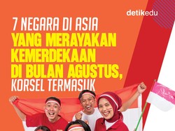 Infografis: 7 Negara di Asia yang Merayakan Kemerdekaan di Bulan Agustus