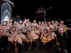 Gubernur Sulsel Motivasi Anggota Pramuka Saat Puncak Kemah Pendidikan Karakter