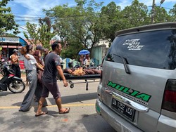 Satu Korban Tertimpa Boks Kontainer di Banjarbaru Alami Patah Kaki