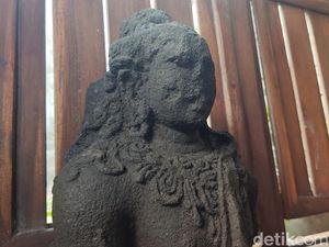 Penampakan Arca yang Ditemukan Pekerja Galian Drainase di Mlati Penampakan Arca yang Ditemukan Pekerja Galian Drainase di Mlati