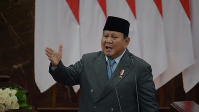 Taklimat Prabowo di Raker Kabinet