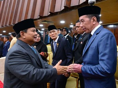 Momen Prabowo Salami SBY Hingga Jokowi di Sidang Tahunan MPR