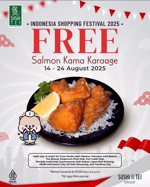 Sushi Tei Indonesia Shopping Festival/Foto: Instagram @sushiteiindonesia