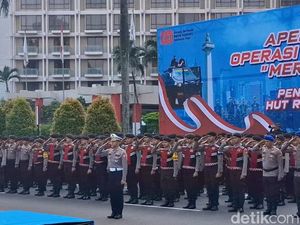 Korlantas Kerahkan 9.035 Personel Operasi Merdeka Jaya Amankan HUT RI Besok