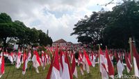 Potret 10.001 Bendera Merah Putih di Gedung Perundingan Linggarjati