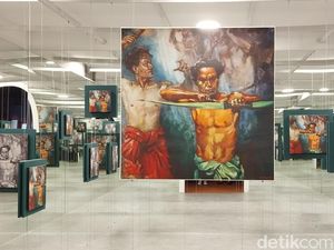 Cerita di Balik Lukisan Memanah, Jadi Saksi Bung Karno Saat Baca Naskah Proklamasi Cerita di Balik Lukisan Memanah, Jadi Saksi Bung Karno Saat Baca Naskah Proklamasi