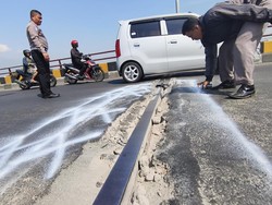 Hati-Hati Saat Melintas! Girder Jembatan Porong Sidoarjo Renggang