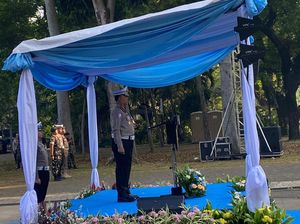 8 Pesan Kakorlantas Saat Pimpin Apel Operasi Merdeka Jaya HUT Ke-80 RI