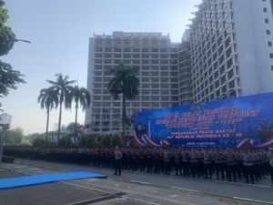 Kakorlantas Pimpin Apel Gelar Pasukan Operasi Merdeka Jaya HUT Ke-80 RI Kakorlantas Pimpin Apel Gelar Pasukan Operasi Merdeka Jaya HUT Ke-80 RI