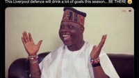 Meme ini yakin banget Liverpool bakal banyak kebobolan musim ini. Foto: dok. Internet/X (Twitter)