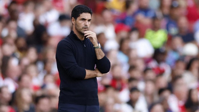 Soccer Football - Friendly - Arsenal v Villarreal - Emirates Stadium, London, Britain - August 6, 2025 Arsenal manager Mikel Arteta Action Images via Reuters/Peter Cziborra