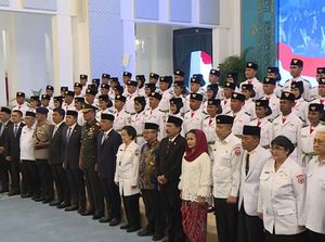 76 Anggota Paskibraka Pusat 2025 Resmi Dikukuhkan, Bukan oleh Presiden Prabowo