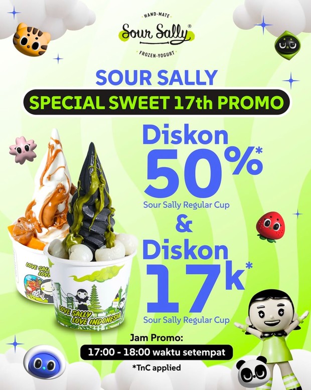 Promo Spesial Sour Sally/Foto: Instagram @soursallycoid