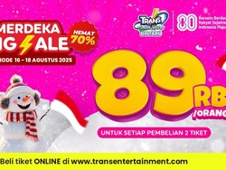 Promo Merdeka Big Sale Sisa 2 Hari! Trans Snow Bintaro Cuma Rp 89.000