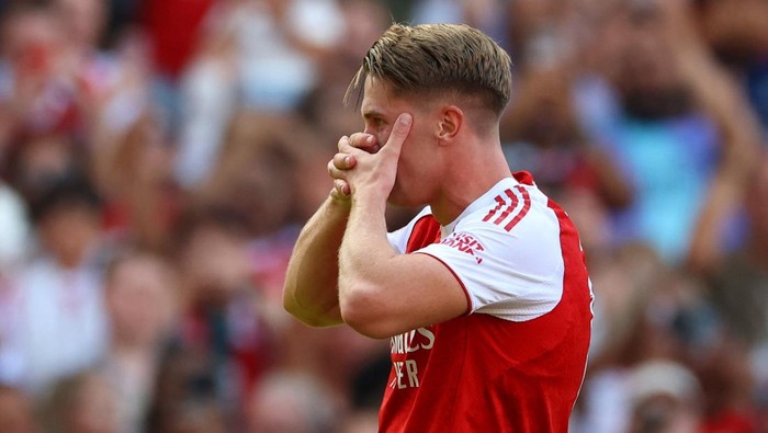 Soccer Football - Friendly - Arsenal v Athletic Bilbao - Emirates Stadium, London, Britain - August 9, 2025 Arsenals Viktor Gyokeres celebrates scoring their first goal Action Images via Reuters/Matthew Childs