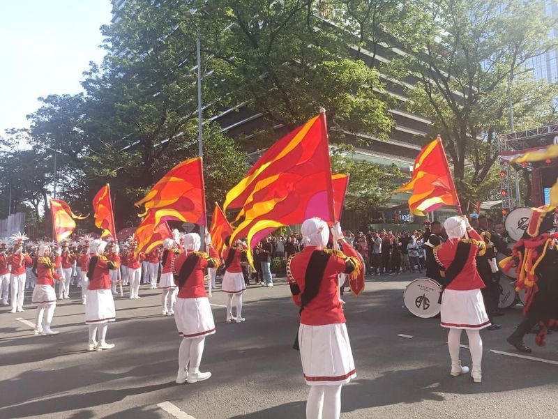 Kemeriahan Festival Satu Nusantara.