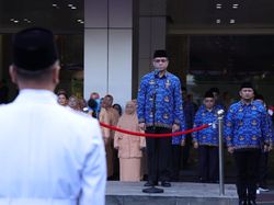 Menaker Tekankan 3 Kunci Ketenagakerjaan di Upacara HUT Ke-80 RI