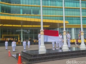 Golkar Gelar Upacara HUT Ke-80 RI, Dukung Kemerdekaan Palestina