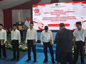 179 Ribu Napi Dapat Remisi HUT RI, 3.917 Orang Langsung Bebas