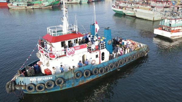 Peringatan HUT ke-80 RI di Pelabuhan Perikanan Muara Baru