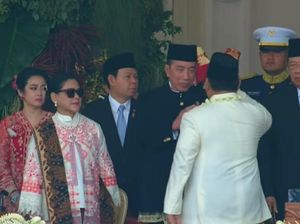 Momen Prabowo Beri Hormat ke SBY dan Jokowi Usai Pimpin Upacara HUT RI