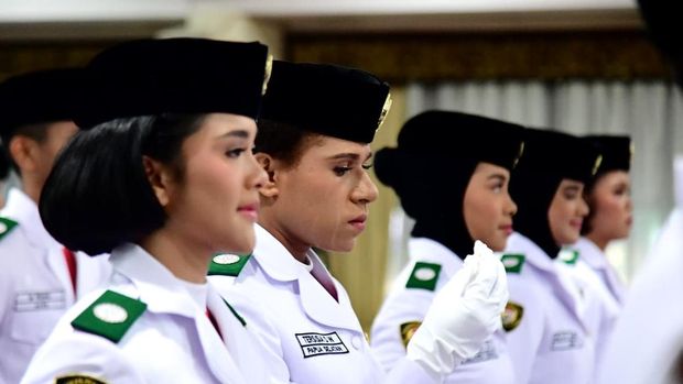 Tim Paskibraka Indonesia Berdaulat (Biro Pers, Media, dan Informasi Sekretariat Presiden)