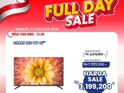 LED TV 43 Inch di Transmart Full Day Sale Diskon Jadi Cuma Rp 3 Jutaan