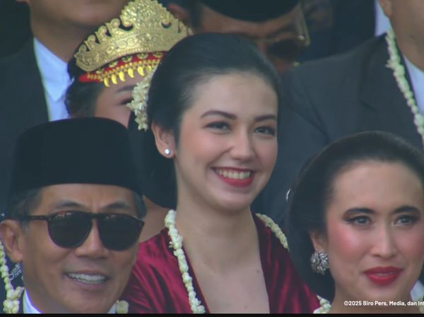 Ayunya... Velove Vexia, Nagita, hingga Wulan Guritno di Upacara HUT ke-80 RI