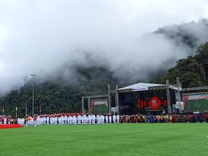 Dipimpin dari Tembagapura, PTFI Gelar Upacara HUT RI Serentak di 6 Lokasi