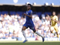 Teranyar, dua pemain asal Brasil diturunkan Chelsea ketika hadapi Crystal Palace pada Minggu (17/8). Mereka adalah Estevao dan Andrey Santos (Action Images via Reuters/Andrew Couldridge)