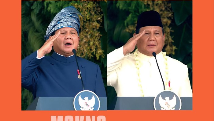 Filosofi Mendalam di Balik Baju Adat Melayu dan Tanjak Biru Prabowo, Ternyata...
