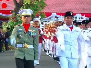 Anak Medan jadi Komandan Kelompok 17 Penurunan Bendera di Istana Merdeka Anak Medan jadi Komandan Kelompok 17 Penurunan Bendera di Istana Merdeka