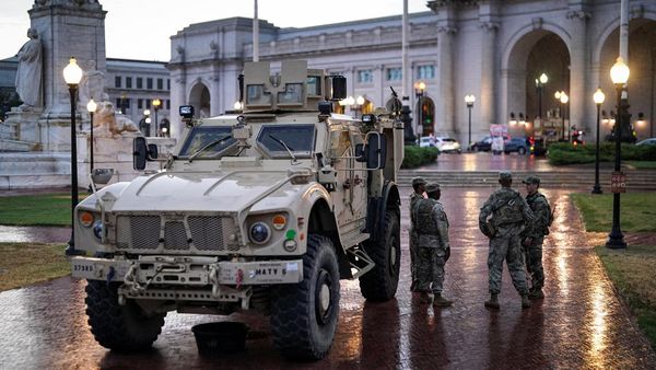 Trump Kerahkan Garda Nasional, Washington DC Dijaga Ketat