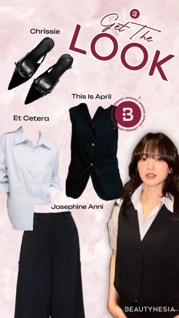 Get The Look: Contek Gaya Chun Woo Hee Pakai Vest, Modis dan Nyaman!