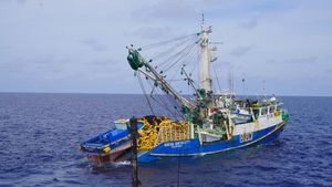 KKP Ringkus Kapal Ikan Ilegal Filipina Berukuran 754 GT di Samudera Pasifik