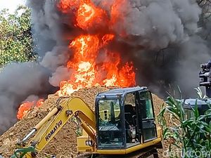 Kebakaran Maut Sumur Minyak di Blora, 8 Saksi Diperiksa Kebakaran Maut Sumur Minyak di Blora, 8 Saksi Diperiksa