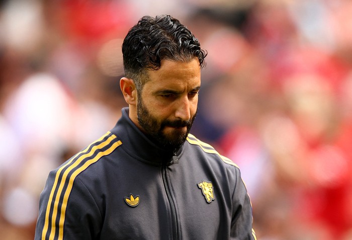 Soccer Football - Friendly - Manchester United v Fiorentina - Old Trafford, Manchester, Britain - August 9, 2025 Manchester United manager Ruben Amorim Action Images via Reuters/Andrew Boyers