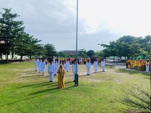 Paskibra SMAN 1 Kotawaringin Lama Bentuk Formasi A, Ini Maknanya Paskibra SMAN 1 Kotawaringin Lama Bentuk Formasi A, Ini Maknanya