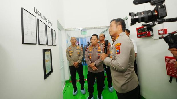 Kapolri groundbreaking 13 SPPG Polri di Sidoarjo (dok.Polri)