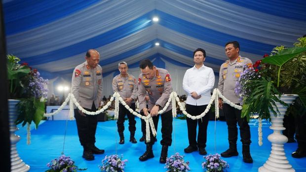 Kapolri groundbreaking 13 SPPG Polri di Sidoarjo (dok.Polri)