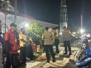 Patroli Polisi Bareng Masyarakat Pati Jaga Keamanan Pascademo 13 Agustus